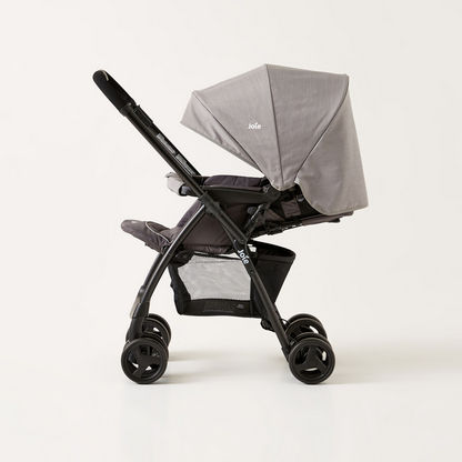 Joie Mirus Dark Pewter Stroller with Reversible Handle and One-Hand Fold Technology (Upto 3 years)-Strollers-image-5