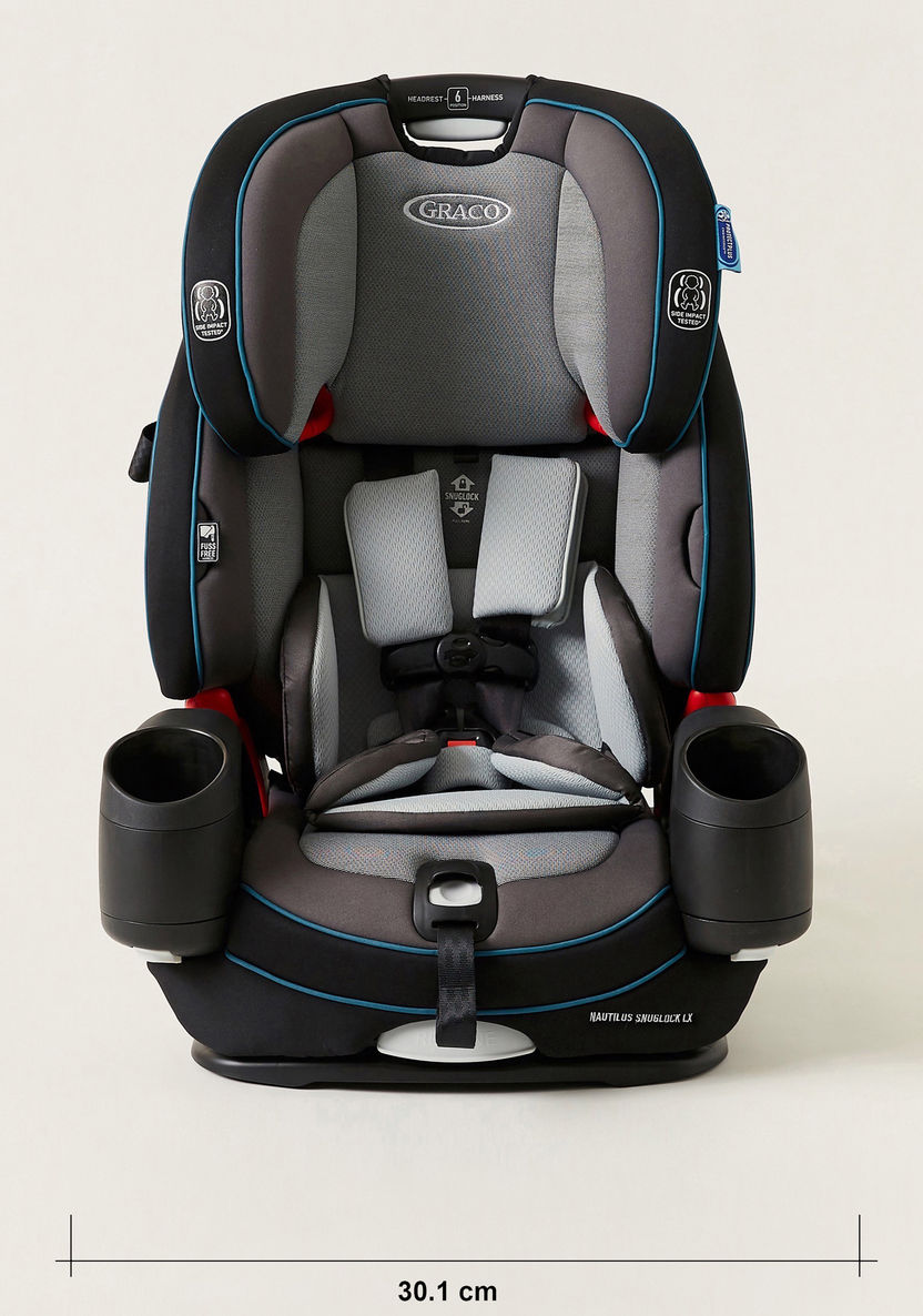 Graco Nautilus® SnugLock® 3-in-1 Harness Booster - Black (Ages 1- 12 years)-Car Seats-image-11