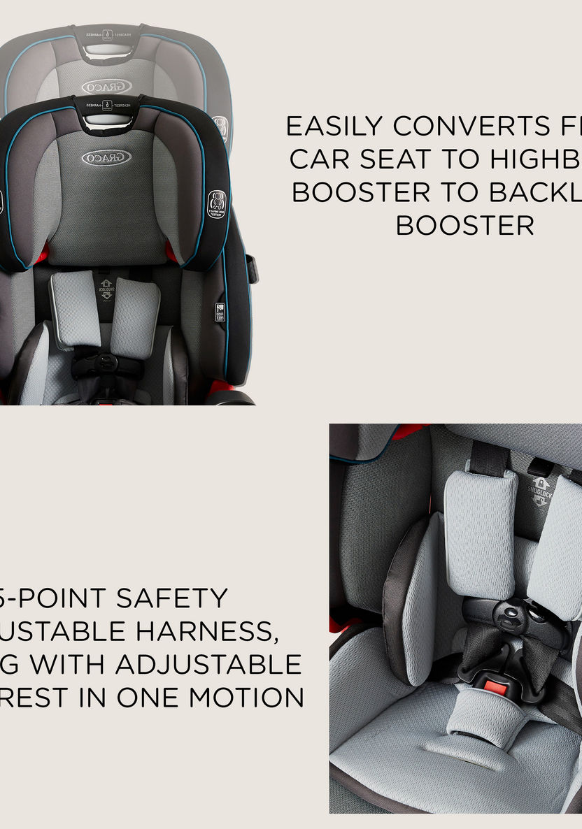 Graco Nautilus® SnugLock® 3-in-1 Harness Booster - Black (Ages 1- 12 years)-Car Seats-image-4