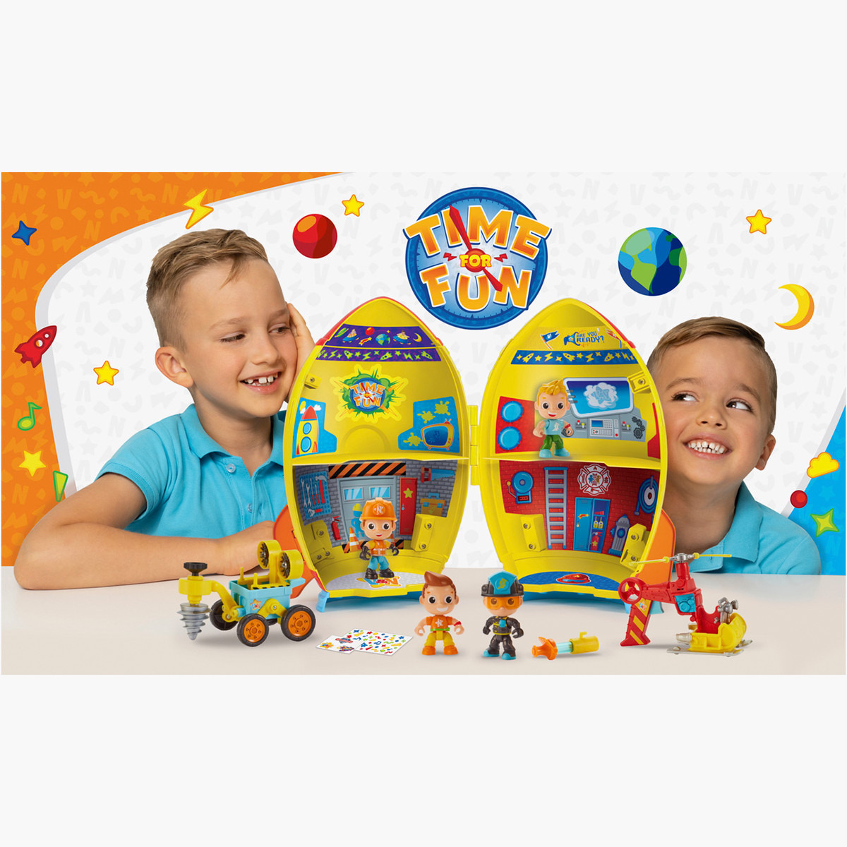مجموعة لعب سفينة الصواريخ المجنونة من فلاد آند نيكي-toys-playfigures-actionplaysets-image-1