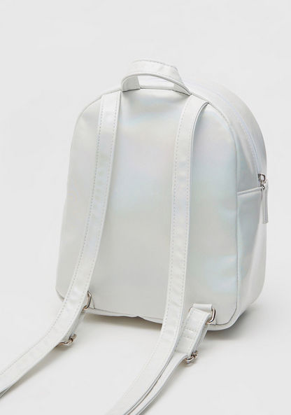 Disney Frozen Print Backpack with Adjustable Straps-Girl%27s Backpacks-image-3