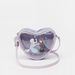 Disney Frozen Print Heart Shaped Crossbody Bag with Zip Closure-Girl%27s Bags-thumbnail-0