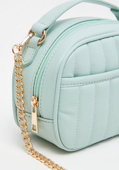 Missy Quilted Crossbody Bag with Detachable Chain Strap