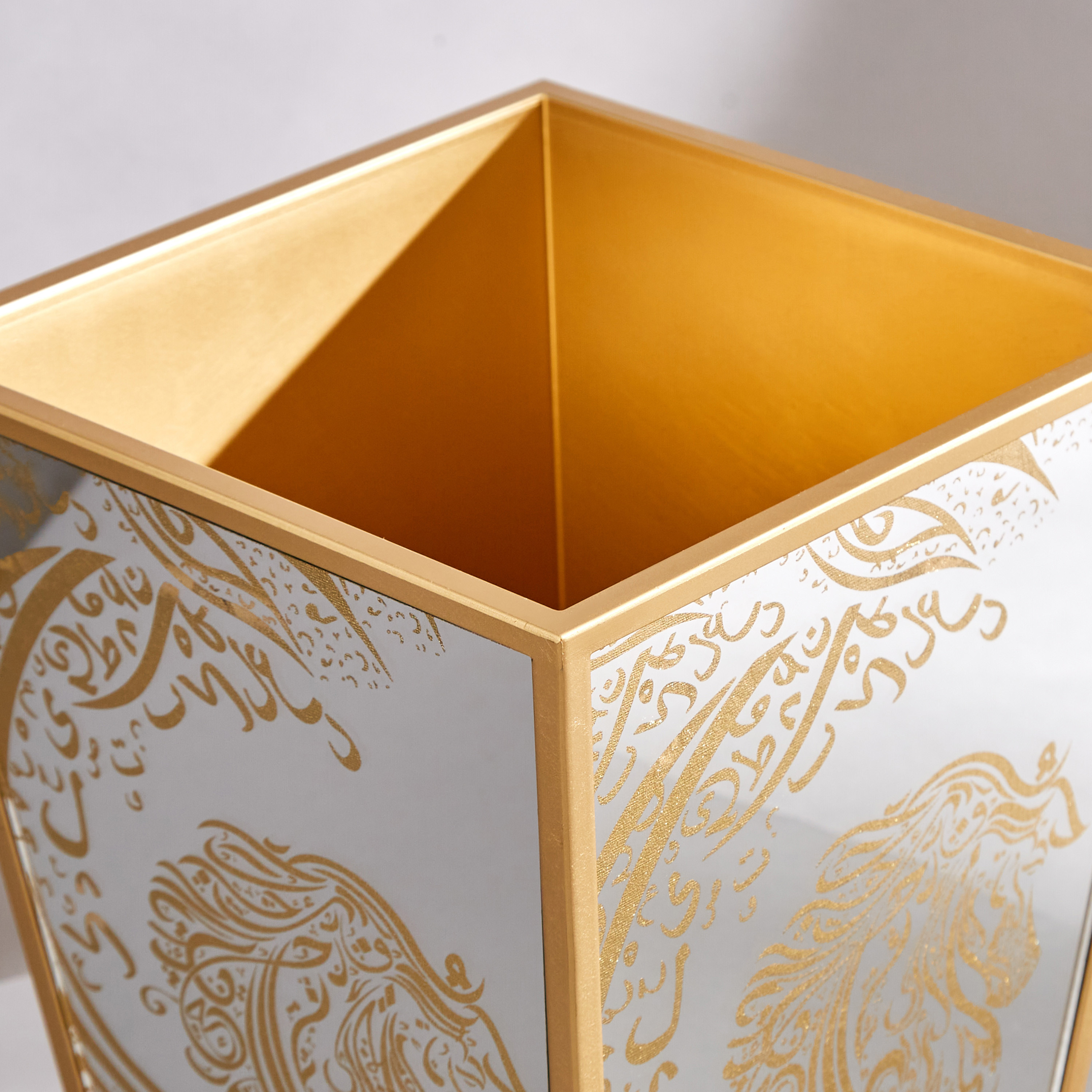 Grandeur Printed Waste Bin - 23x23x30 cms-household-bathandlaundry-wastebinsandaccessories-image-3