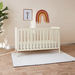 Oliver Off White Wooden Crib with Three Adjustable Heights (Up to 3 years)-Baby Cribs-thumbnail-0