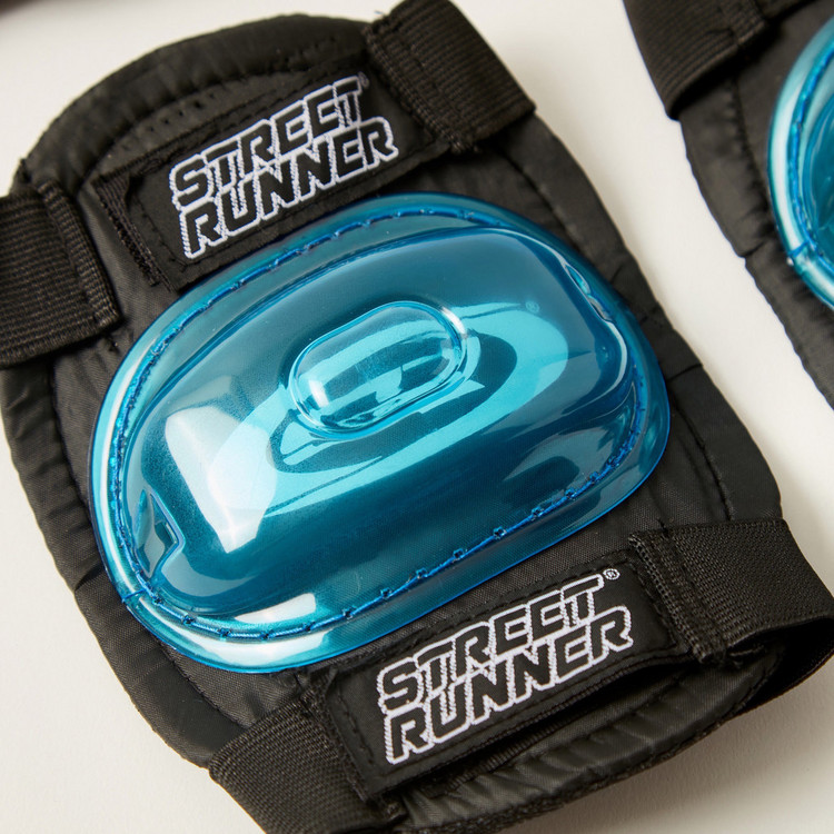 Street Runner 4-Piece Knee and Elbow Protective Pad Set