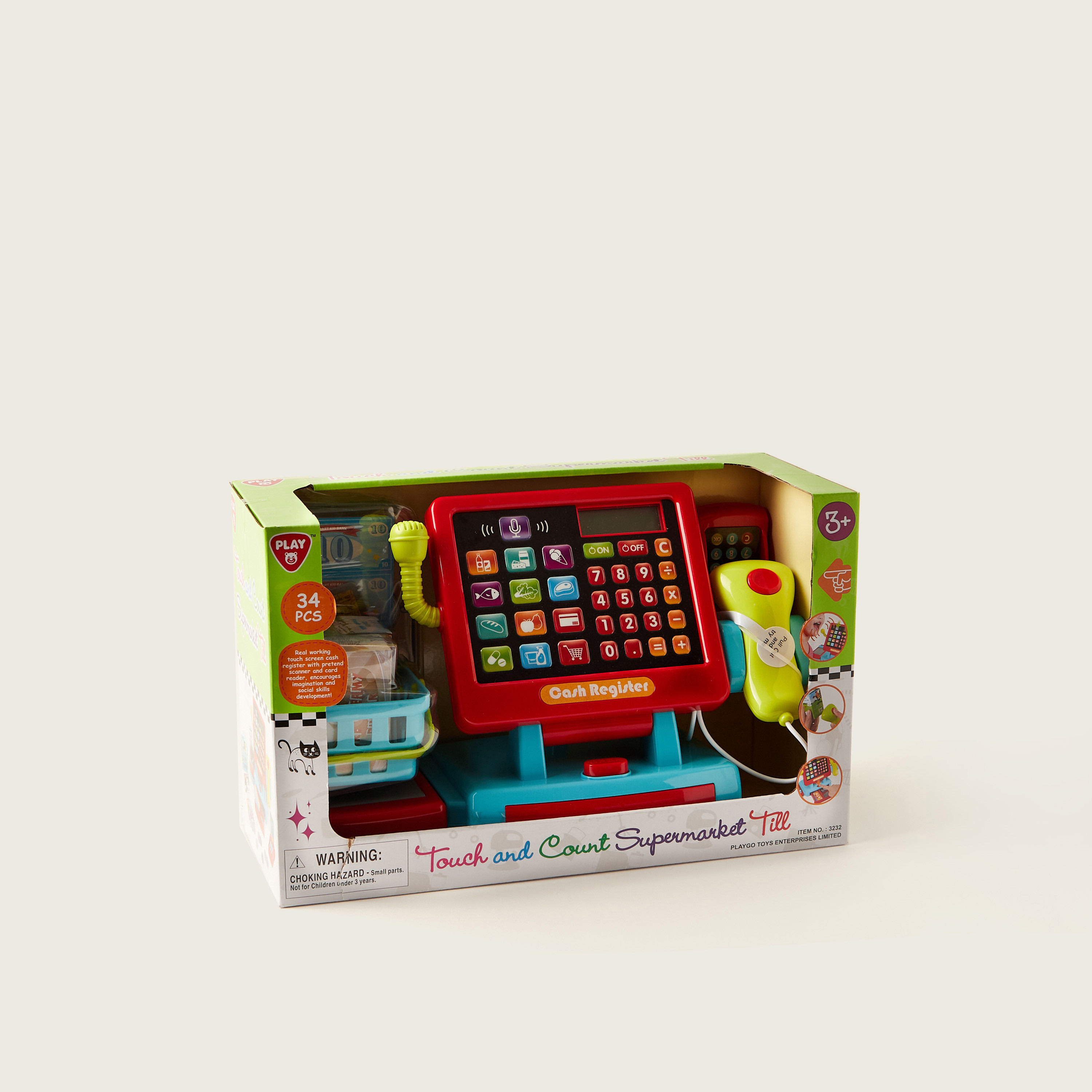 Playgo 34-Piece Touch and Count Supermarket Till Playset-toys-roleplay-supermarketandshoppingsets-image-6
