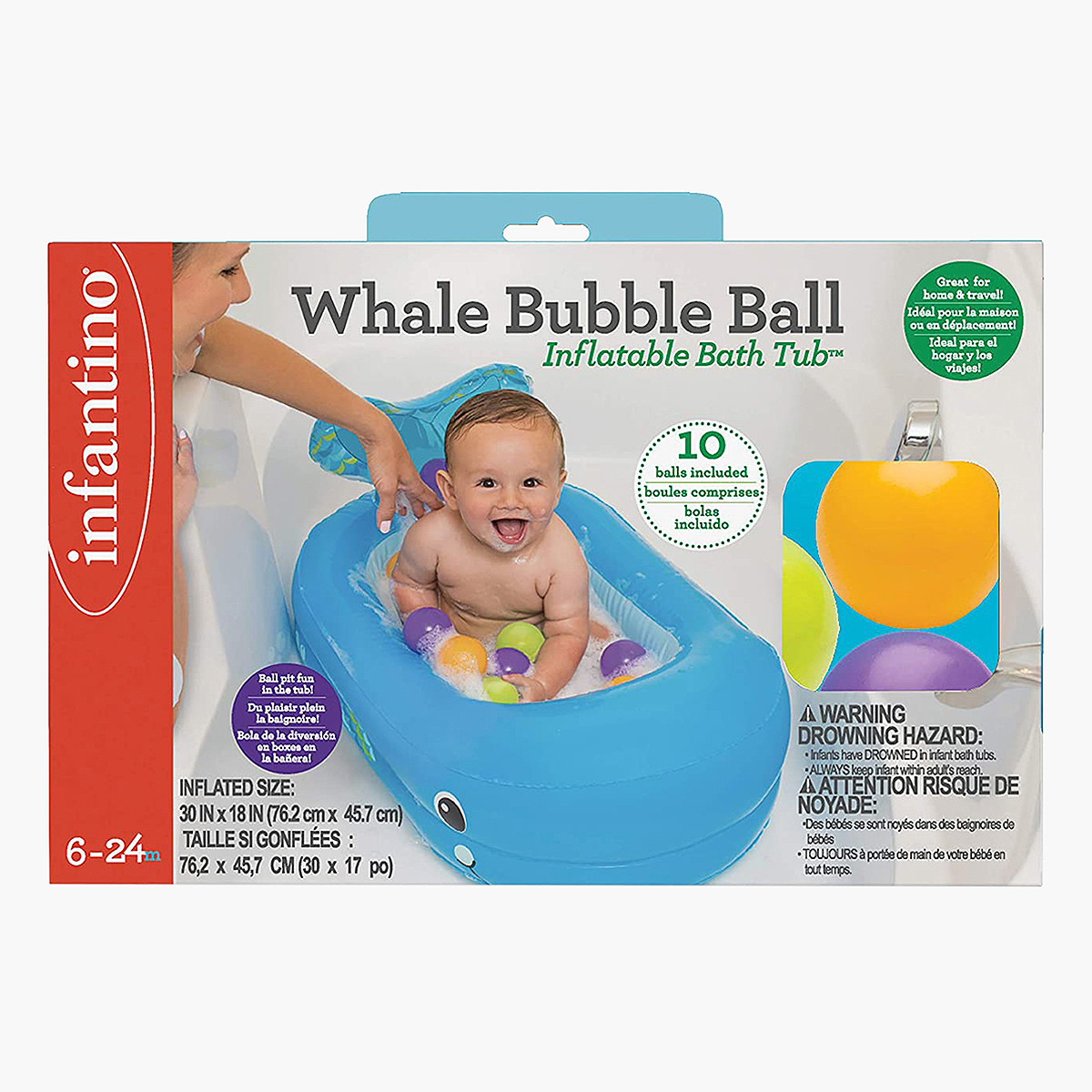 Baby tub best sale with balls