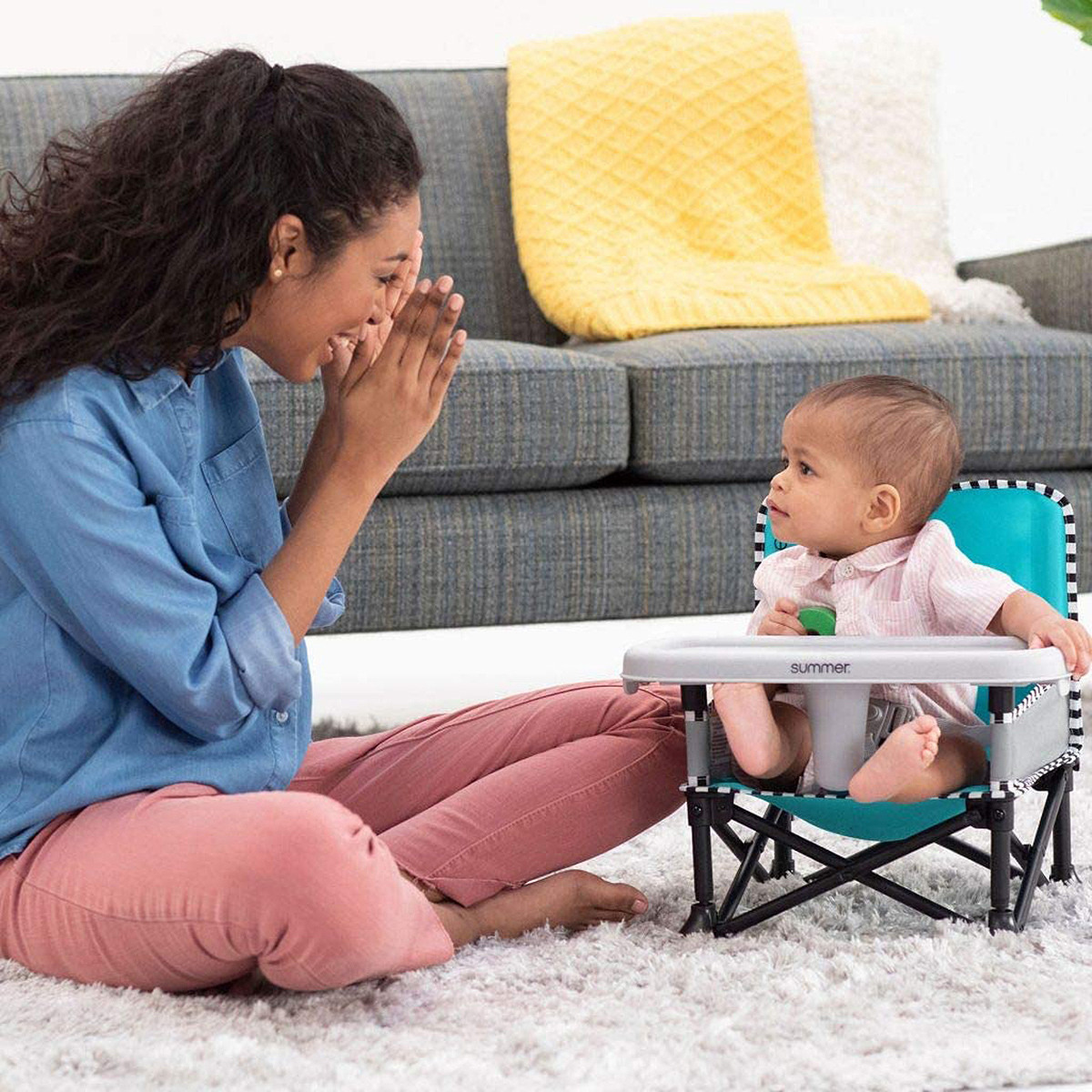 مقعد تعزيز محمول للأطفال بوب أند سيت من سامر إنفانت-baby-feeding-highchairsandboosters-image-4