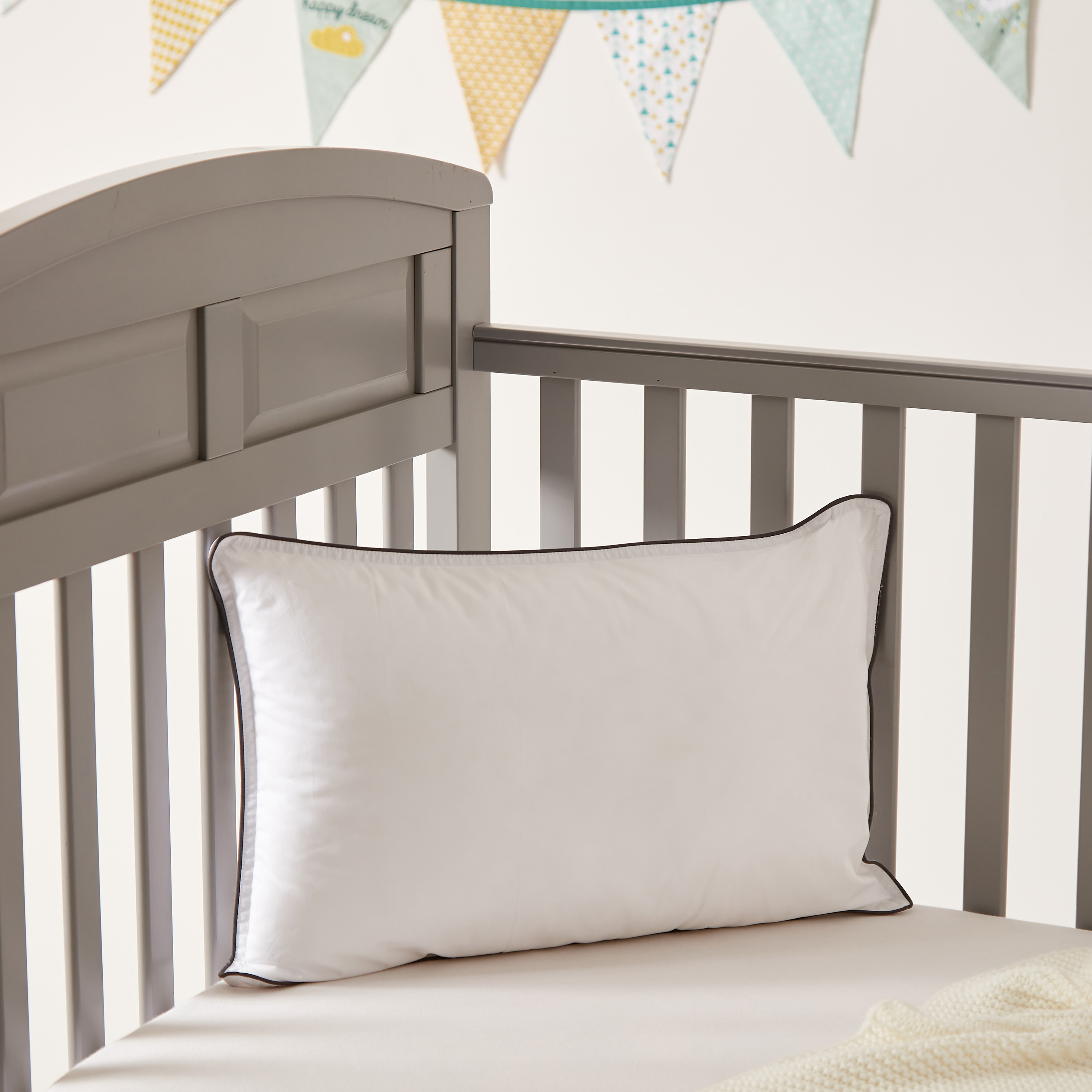 Junior Solid Rectangular Pillow - 54x36 cms-baby-nursery-babybedding-image-1