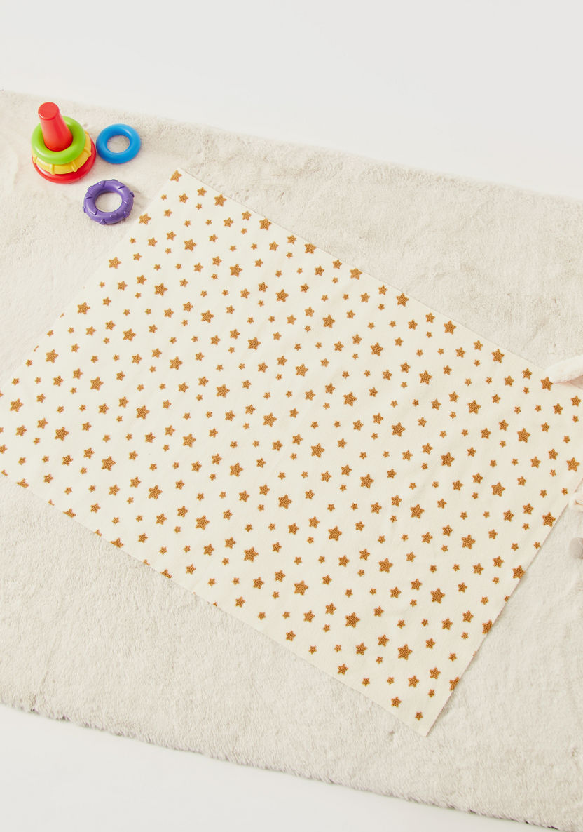 Juniors Star Print Changing Mat - 100x70 cms-Changing Mats and Covers-image-0
