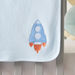 Juniors Rocket Applique Thermal Blanket - 102x76 cms-Blankets and Throws-thumbnail-1