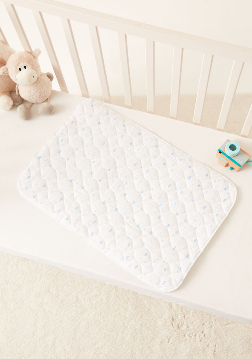 Juniors Cloud Print Changing Mat - 68x45 cms-Changing Mats and Covers-image-0