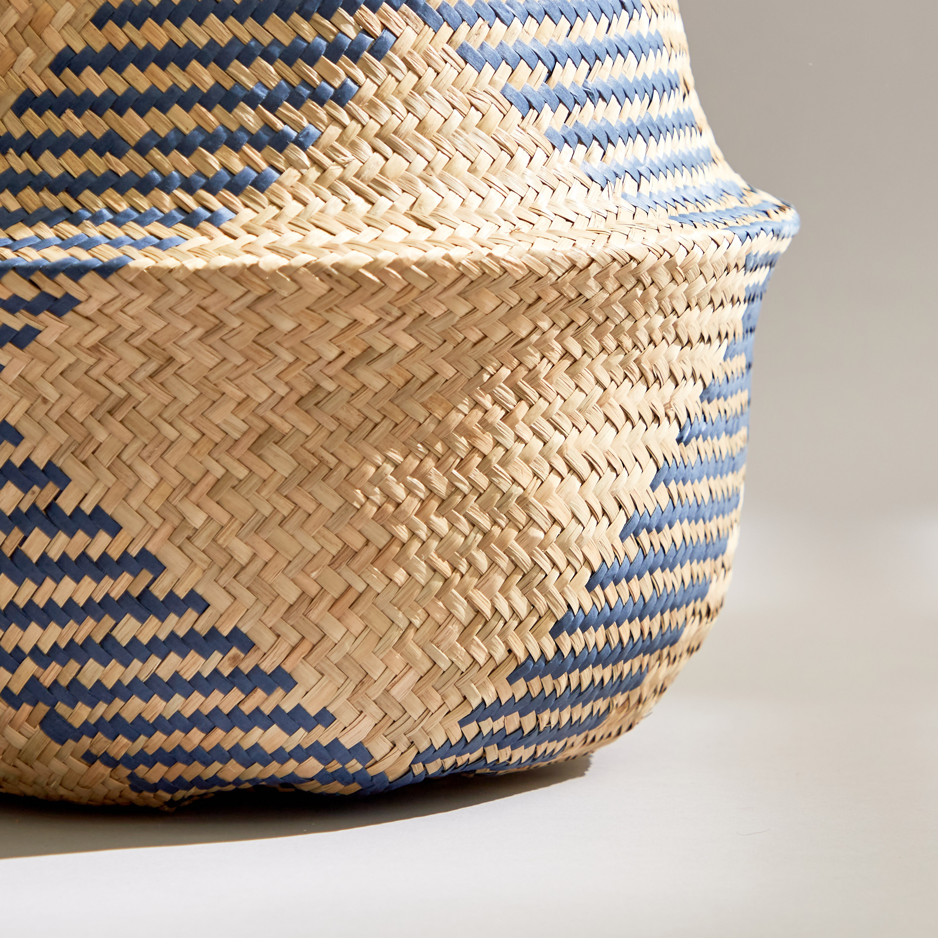 Foldable Storage Basket with Handle - 35x46 cms-household-decor-boxesandtrays-image-3
