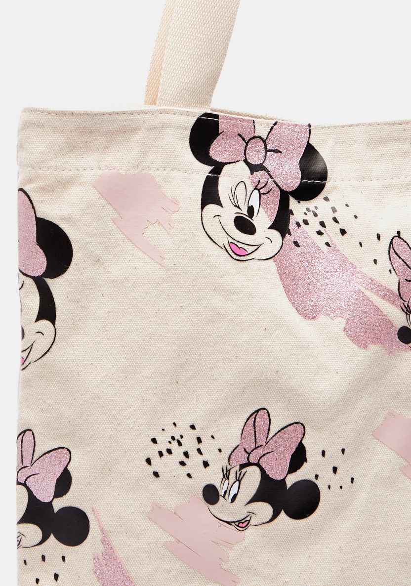 Minnie Mouse Print Shopper Bag with Double Handle-Women%27s Handbags-image-2