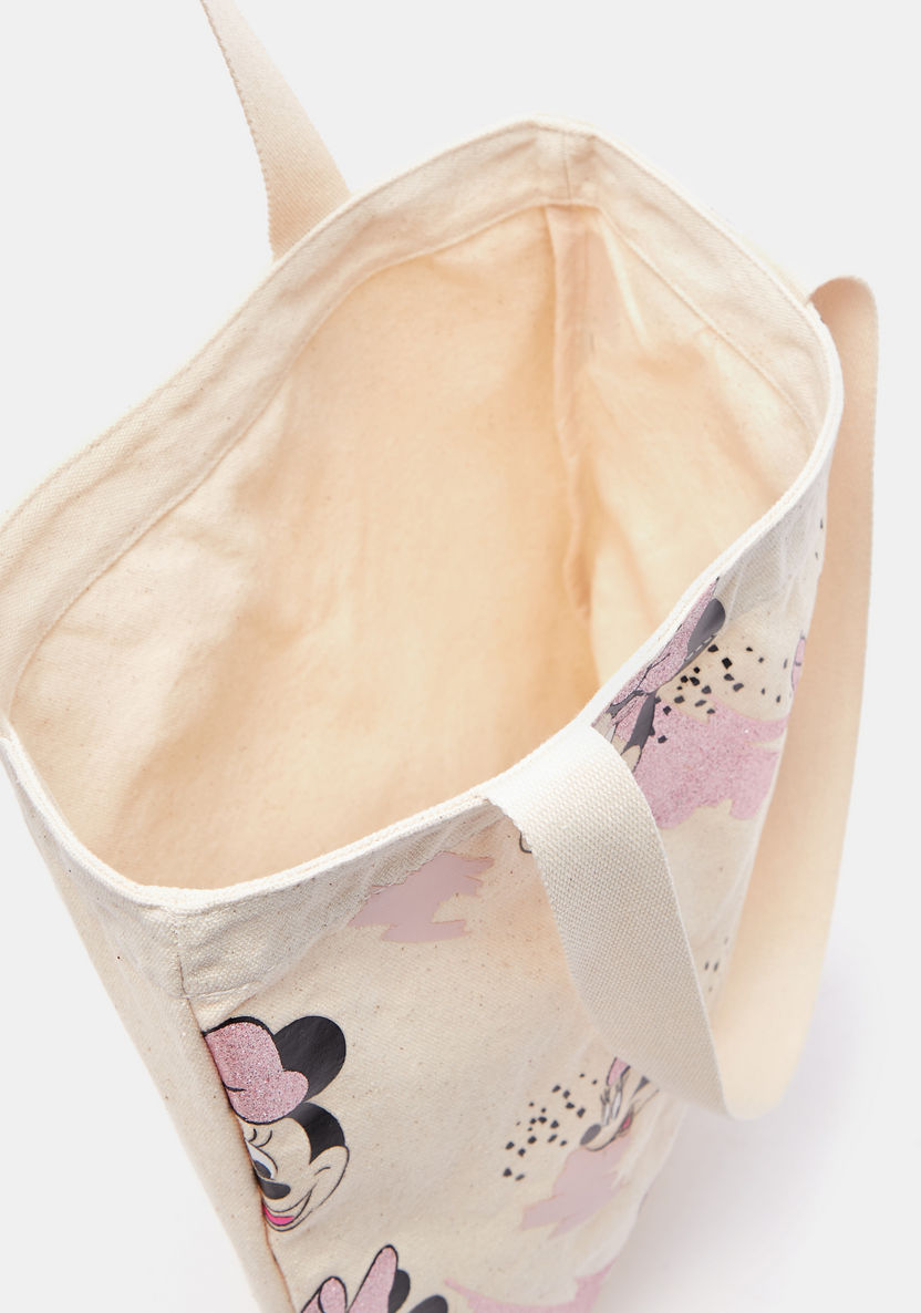 Minnie Mouse Print Shopper Bag with Double Handle-Women%27s Handbags-image-3