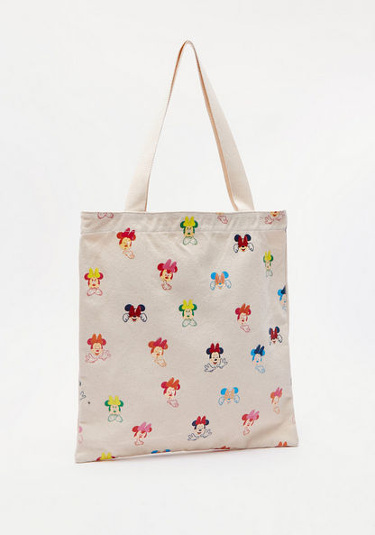 Minny Mouse Print Shopper Bag with Double Handle