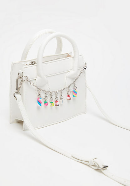Missy Solid Mini Tote Bag with Detachable Strap and Dual Handle