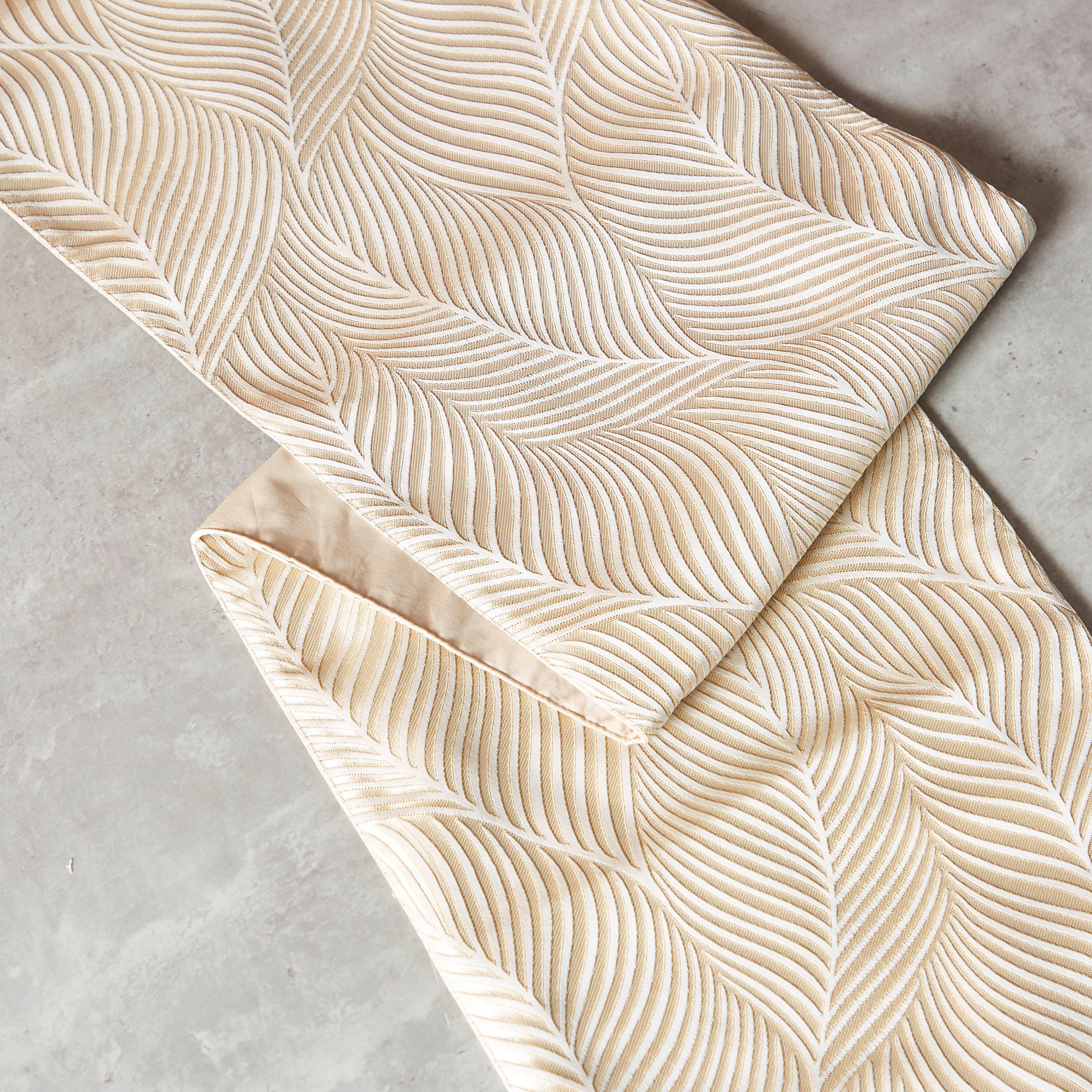 Textured Jacquard Runner - 260x33 cms-household-dining-tablelinen-runnersandtablecovers-image-4