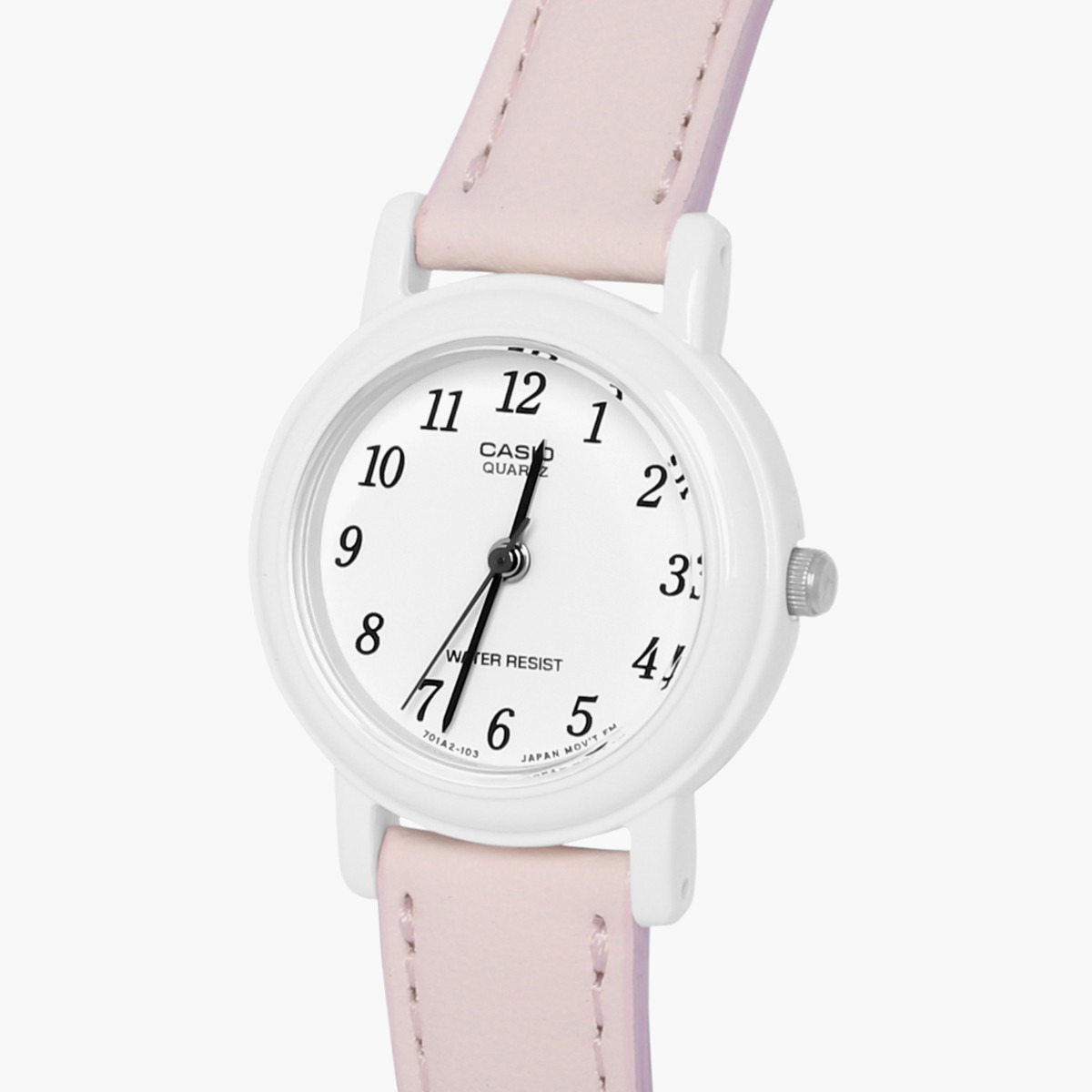 LQ-139L-4B2DF- راقب حزام جلد تناظرية لون القرنفل للنساء كاسيو-women-watchesandjewellery-watches-image-3