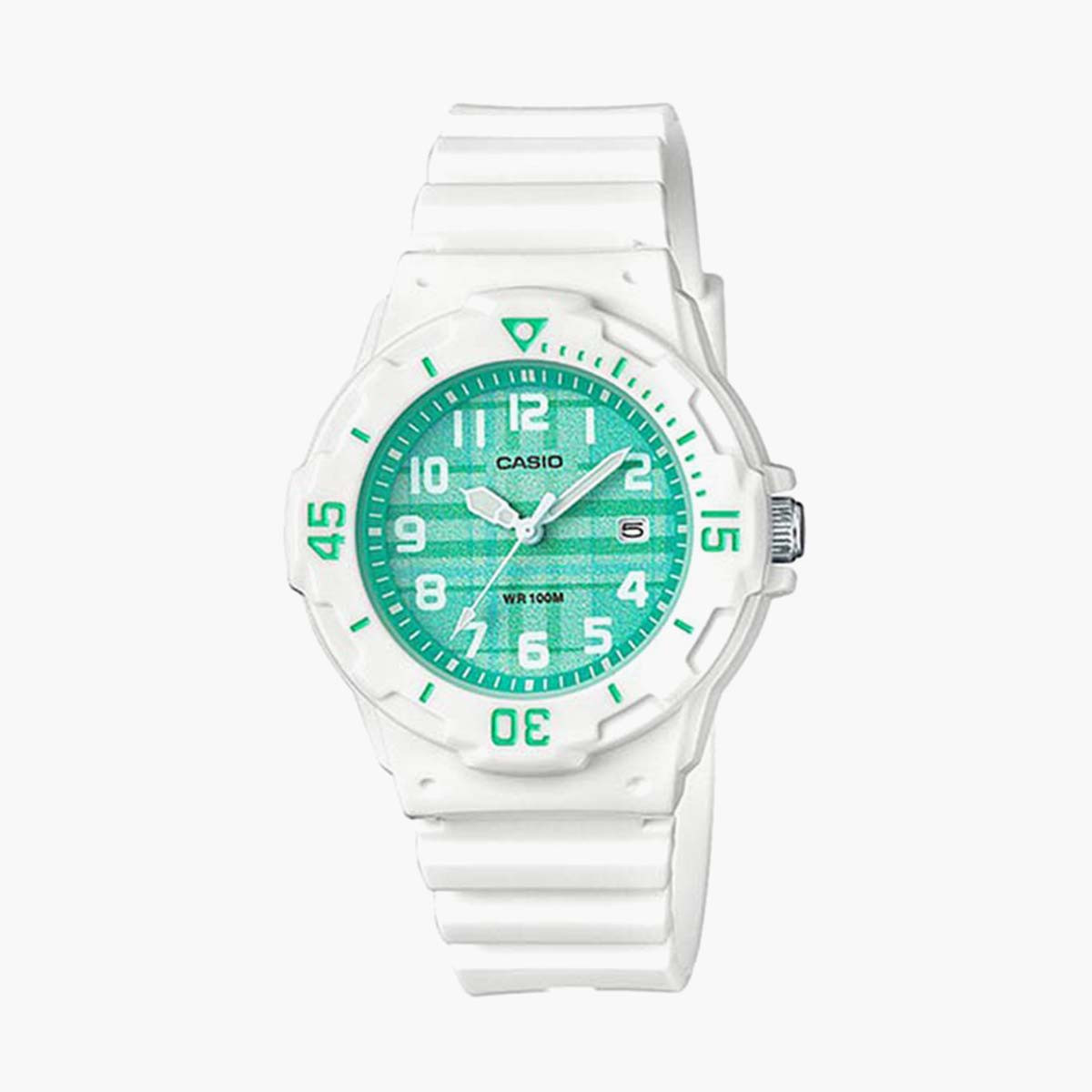Casio Women's White Analog Plastic Strap Watch -LRW-200H-3CVDF-women-watchesandjewellery-watches-image-1