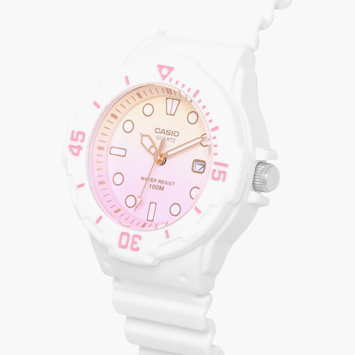Casio Women's White Analog Plastic Strap Watch -LRW-200H-4E2VDR-women-watchesandjewellery-watches-image-2