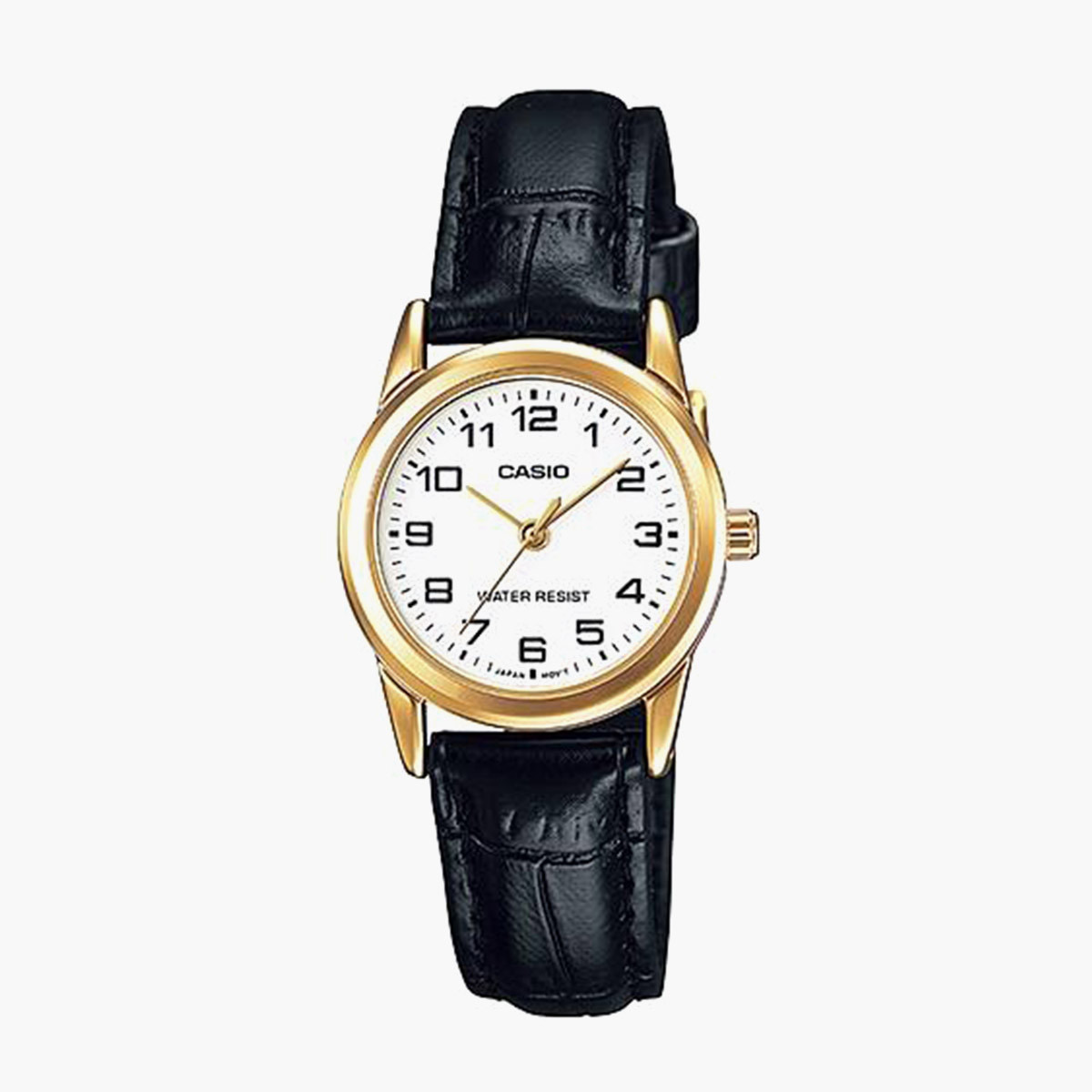 LTP-V001GL-7BUDF- راقب حزام ستانليس ستيل تناظرية أسود للنساء كاسيو-women-watchesandjewellery-watches-image-1
