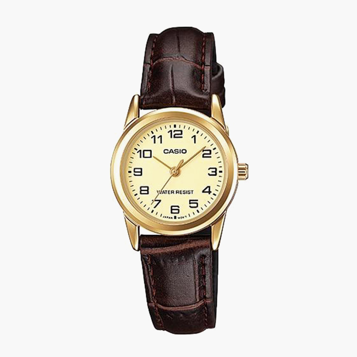 LTP-V001GL-9BUDF- راقب حزام ستانليس ستيل تناظرية بنى للنساء كاسيو-women-watchesandjewellery-watches-image-1