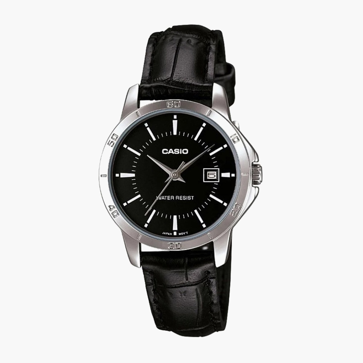 Casio Women's Black Analog Stainless Steel Strap Watch -LTP-V004L-1AUDF-women-watchesandjewellery-watches-image-1
