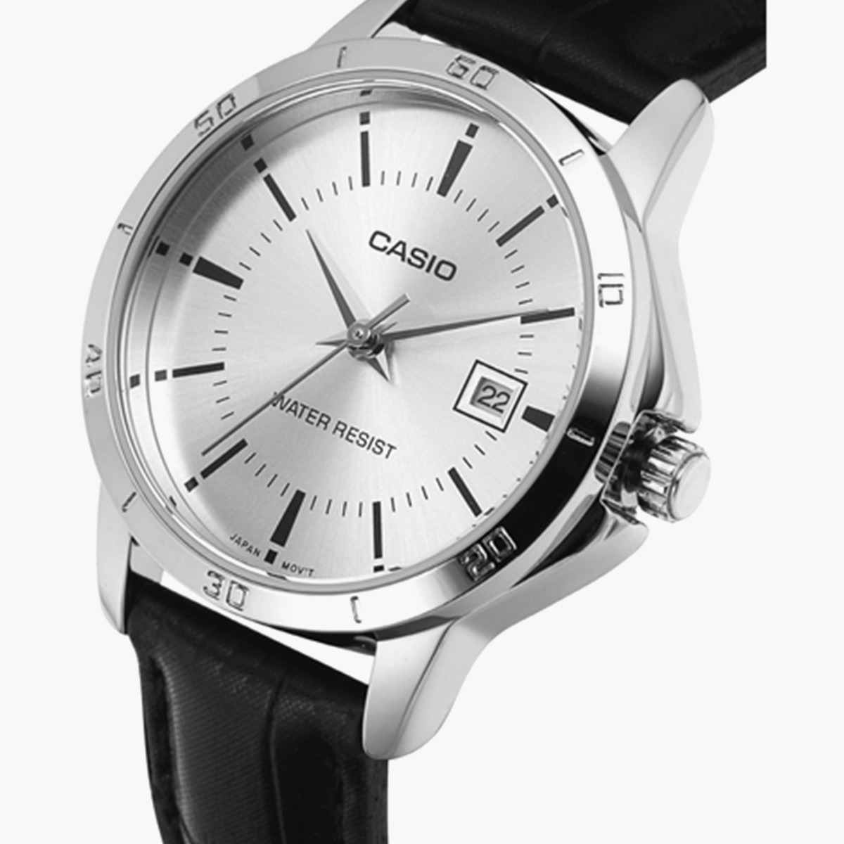 Casio Women's Black Analog Stainless Steel Strap Watch -LTP-V004L-7AUDF-women-watchesandjewellery-watches-image-2