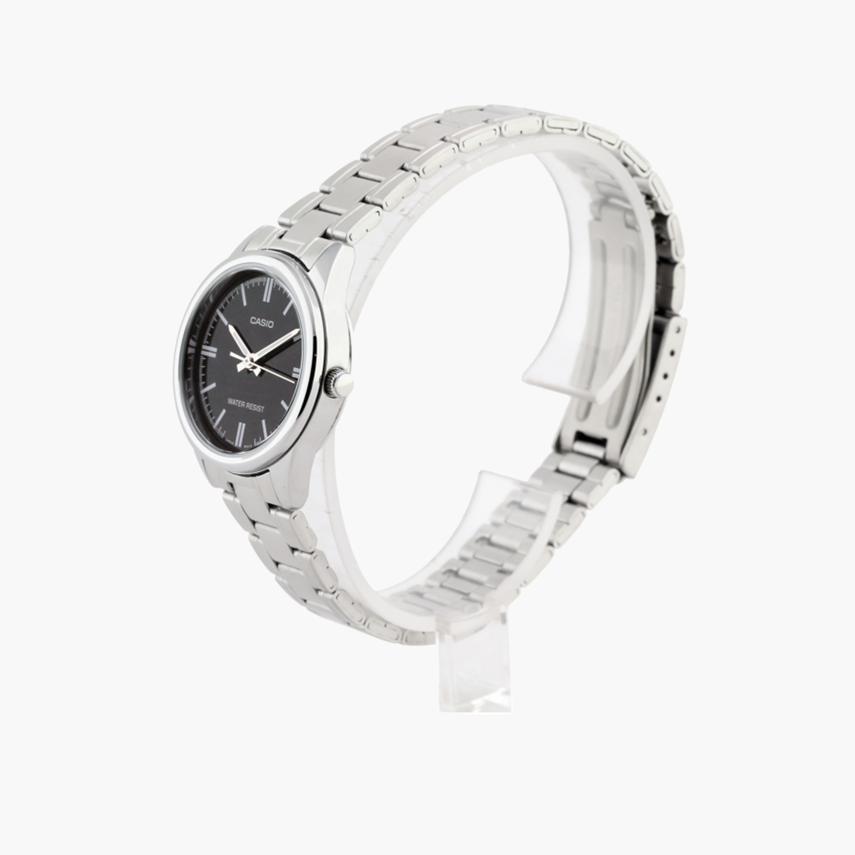 Casio Women's Silver Analog Aluminum Alloy Strap Watch -LTP-V005D-1AUDF-women-watchesandjewellery-watches-image-2