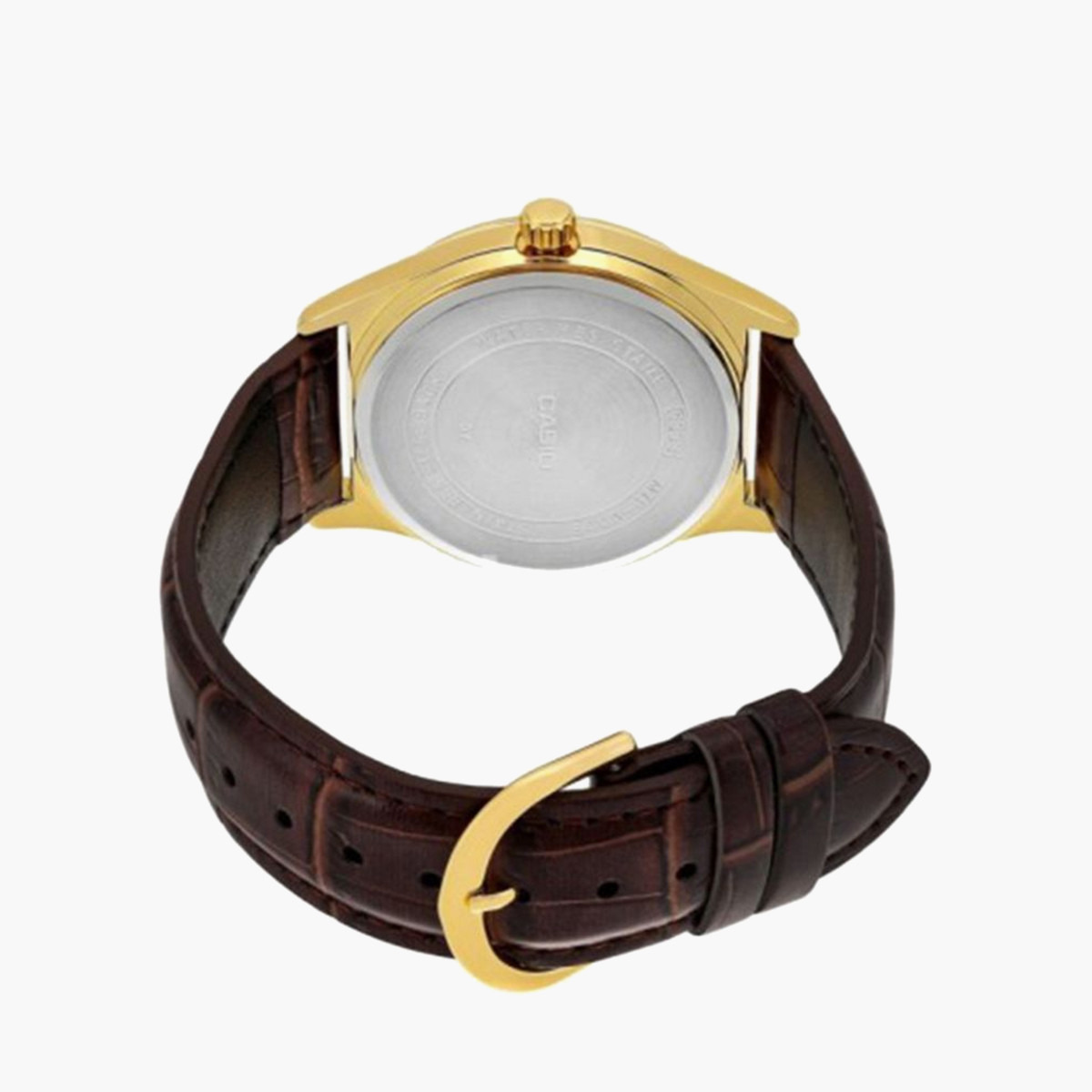 Casio Men's Brown Analog Leather Strap Watch -MTP-V006GL-7BUDF-men-watchesandjewellery-watches-image-4