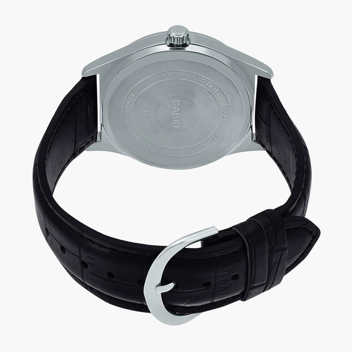Casio Men's Black Analog Leather Strap Watch -MTP-V006L-1BUDF-men-watchesandjewellery-watches-image-3