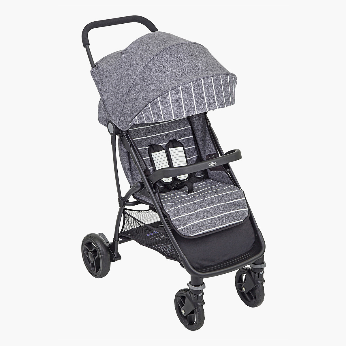 Graco Breaze Grey Lite Stroller with Sun Canopy (Upto 3 years)-baby-gear-strollersandprams-strollers-image-1