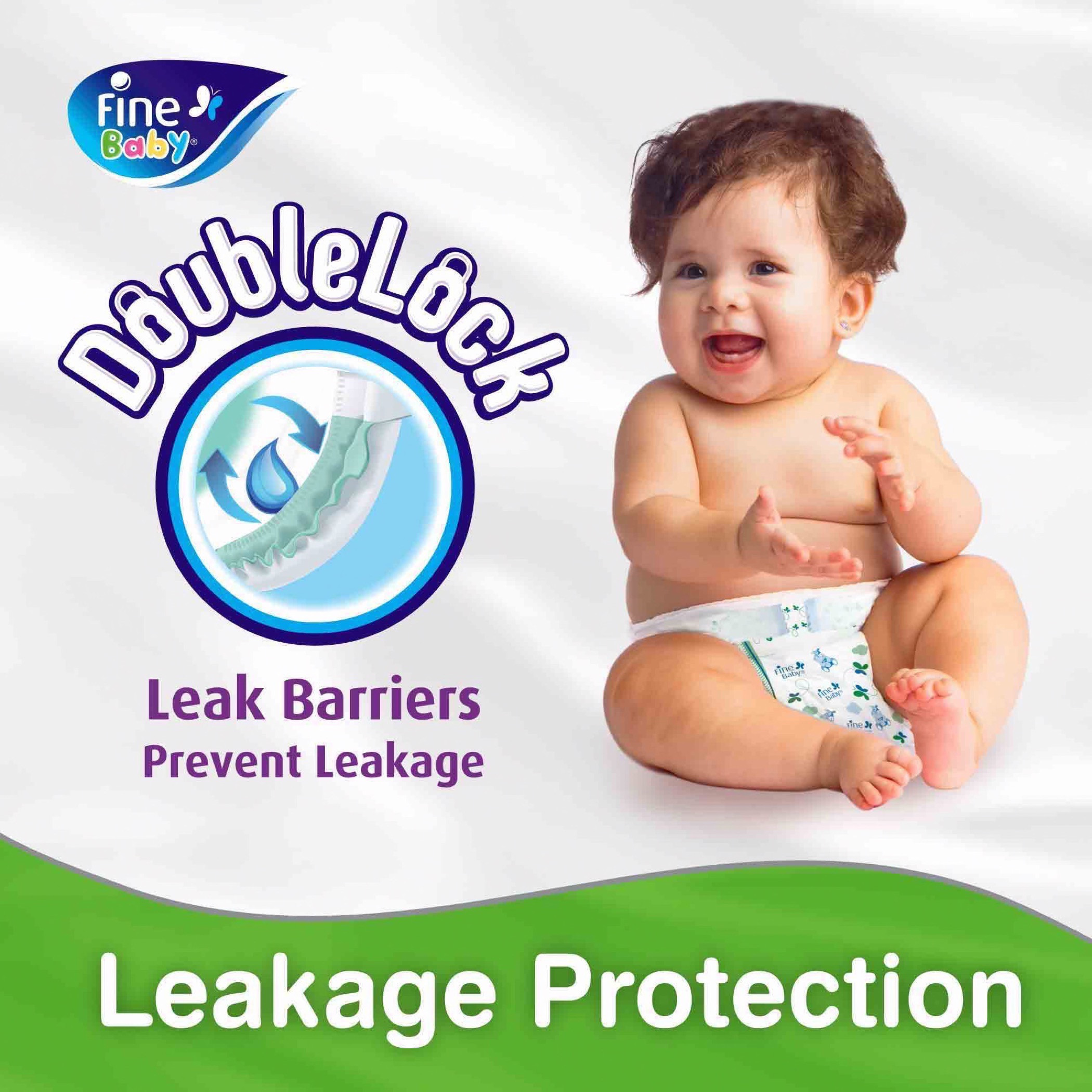 عبوة حفاضات جونيور مقاس 6 ميجا 198 حفاضة من فاين بيبي - 16+ كجم-baby-diapering-diapers-image-4