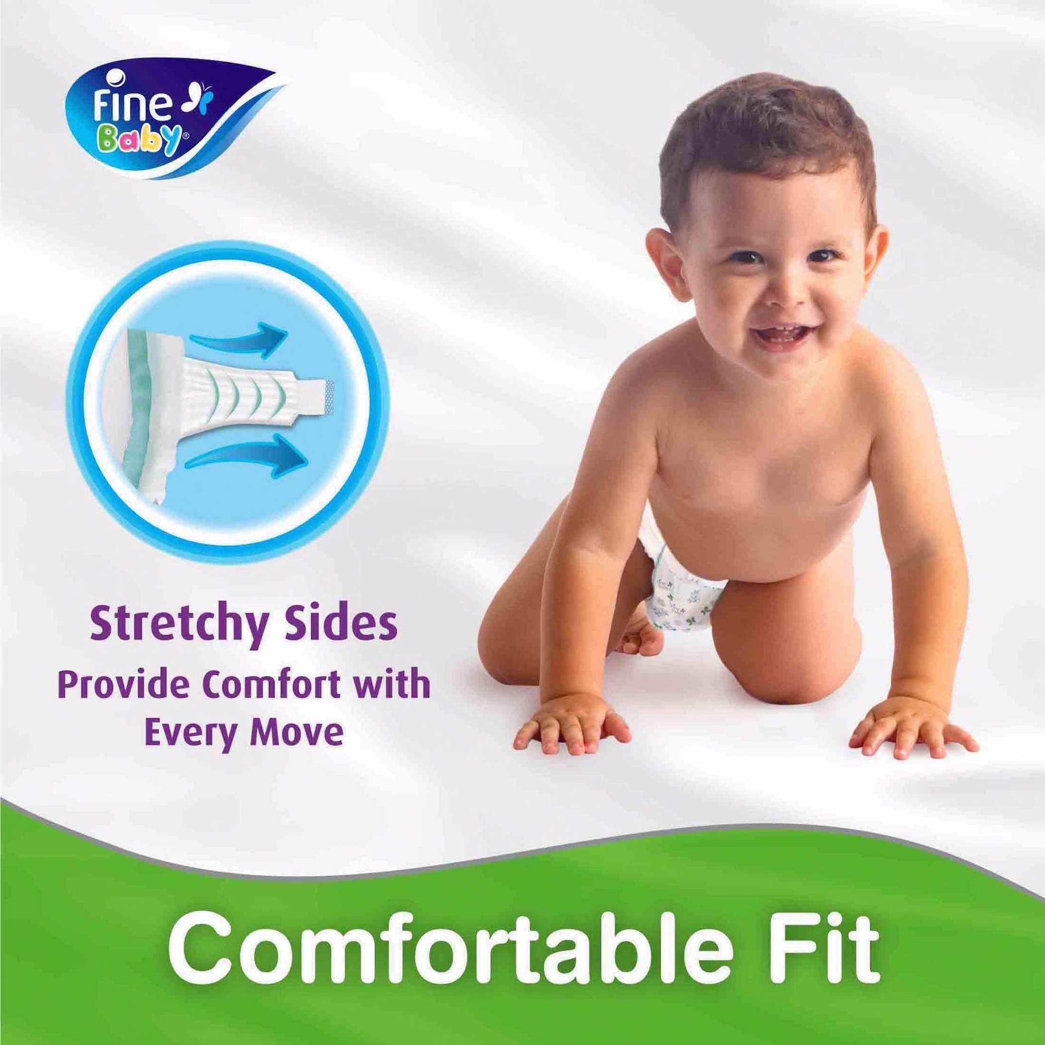 Fine Baby Diaper Junior Size 6, 66-Diaper Mega Pack - 16+ kgs-baby-diapering-diapers-image-7