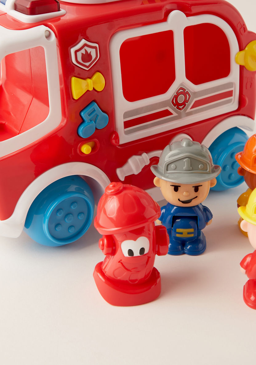 Juniors Musical Vehicles Fire Brigade Playset-Scooters and Vehicles-image-1