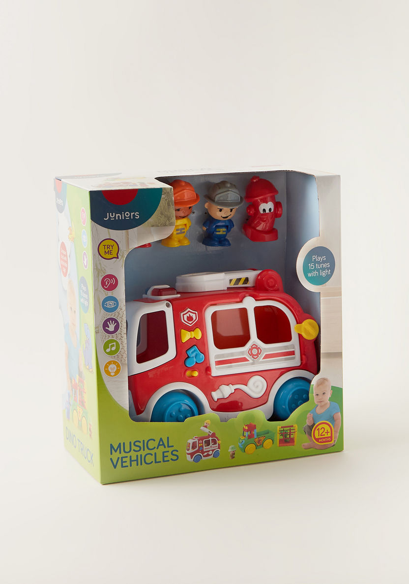 Juniors Musical Vehicles Fire Brigade Playset-Scooters and Vehicles-image-4