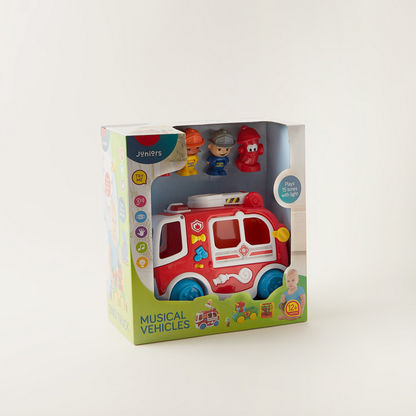 Juniors Musical Vehicles Fire Brigade Playset-Scooters and Vehicles-image-4