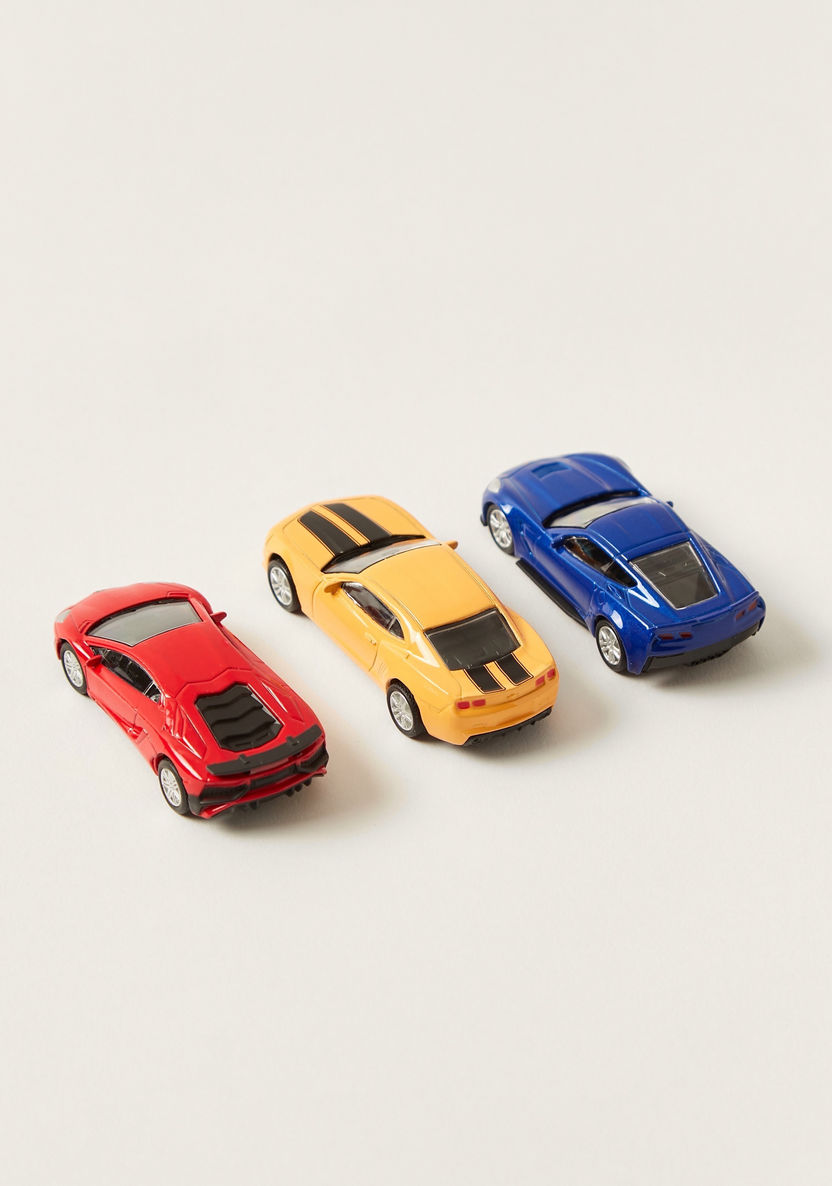 Juniors 3-Piece Diecast Toy Car Set-Scooters and Vehicles-image-3