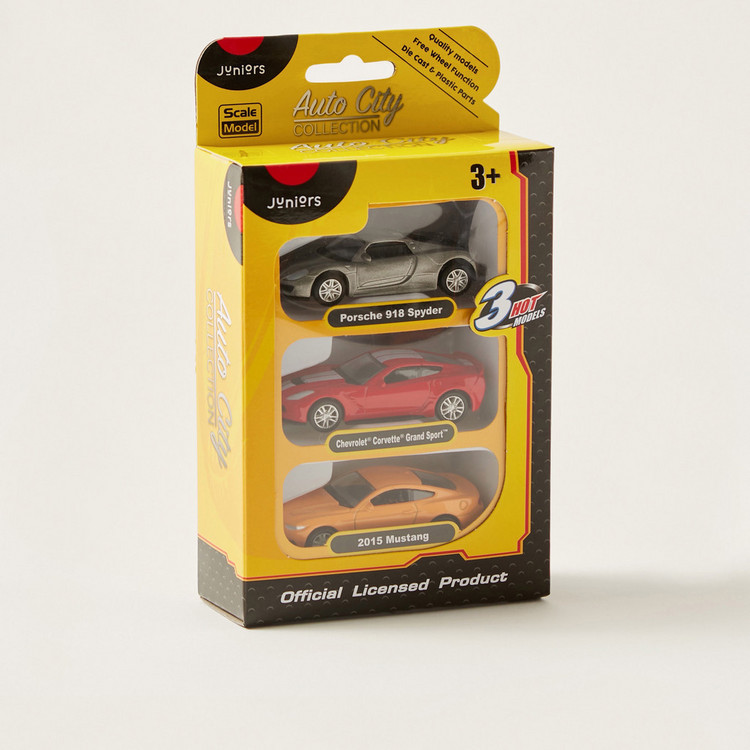 Juniors Die-Cast Toy Car - Set of 3