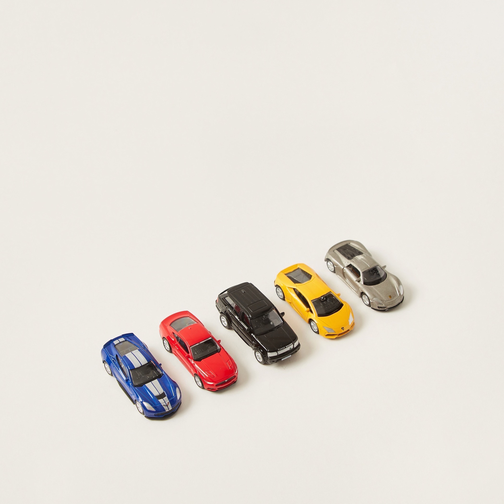 سيارة لعبة مصبوبة من جونيورز - مجموعة من 5 قطع-toys-playvehicles-cars-image-1