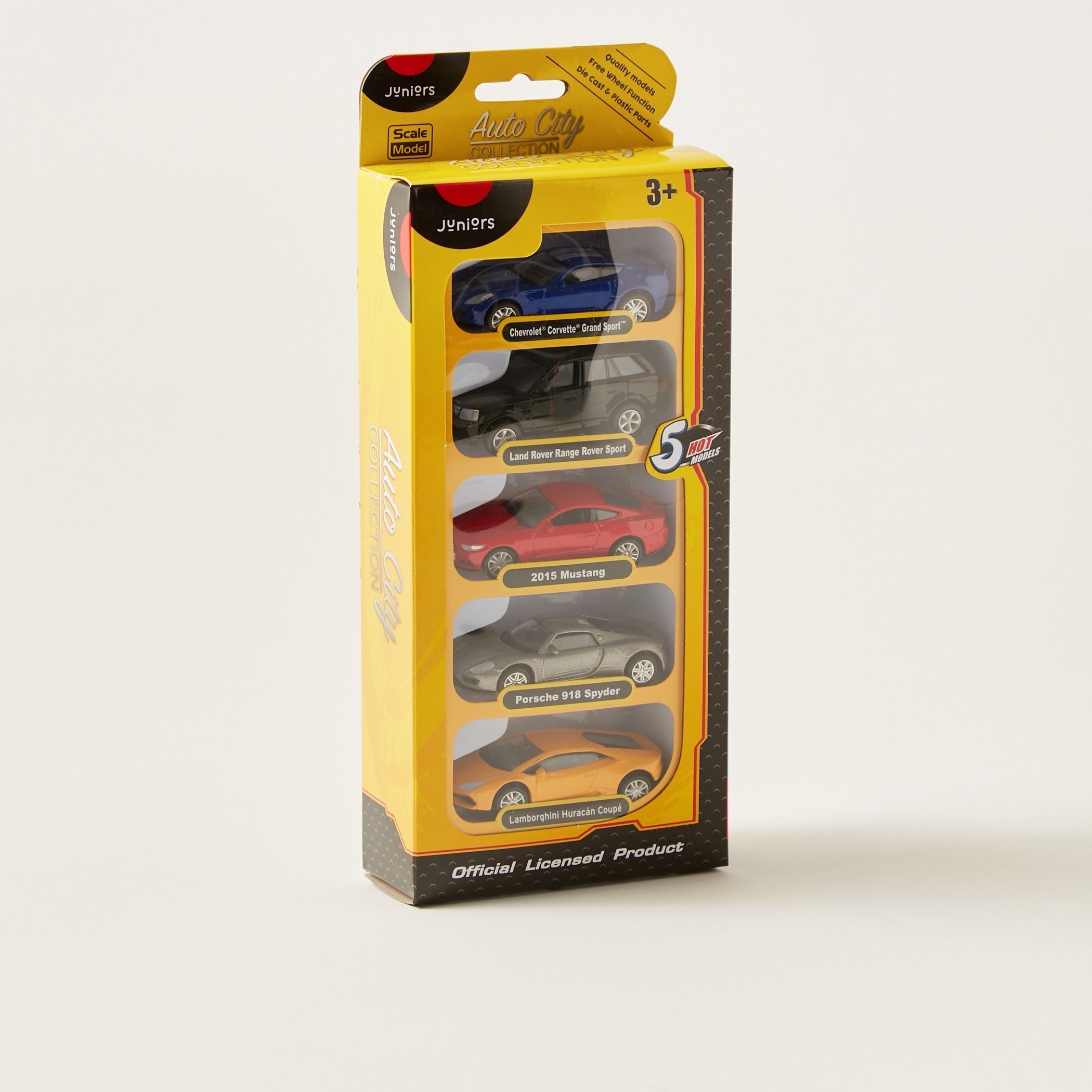 سيارة لعبة مصبوبة من جونيورز - مجموعة من 5 قطع-toys-playvehicles-cars-image-6