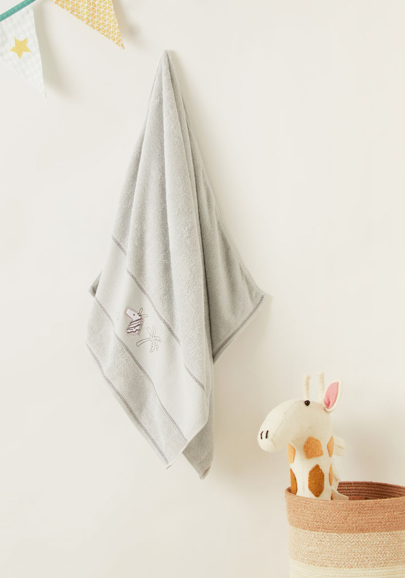 Juniors Embroidered Towel - 120x60 cms-Towels and Flannels-image-0