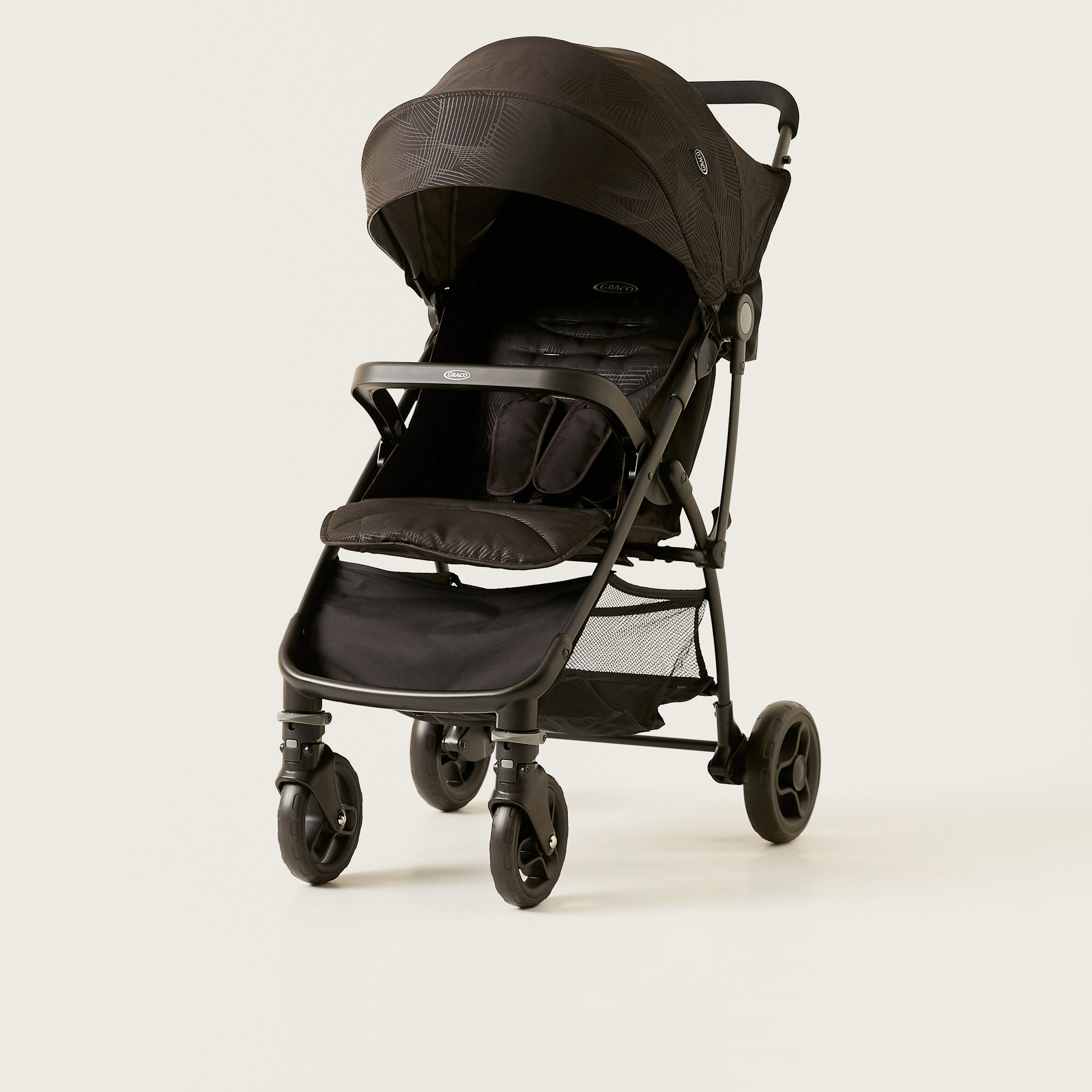 Graco Breaze Lite Black Baby Stroller with Sun Canopy (Upto 3 years)-baby-gear-strollersandprams-strollers-image-1