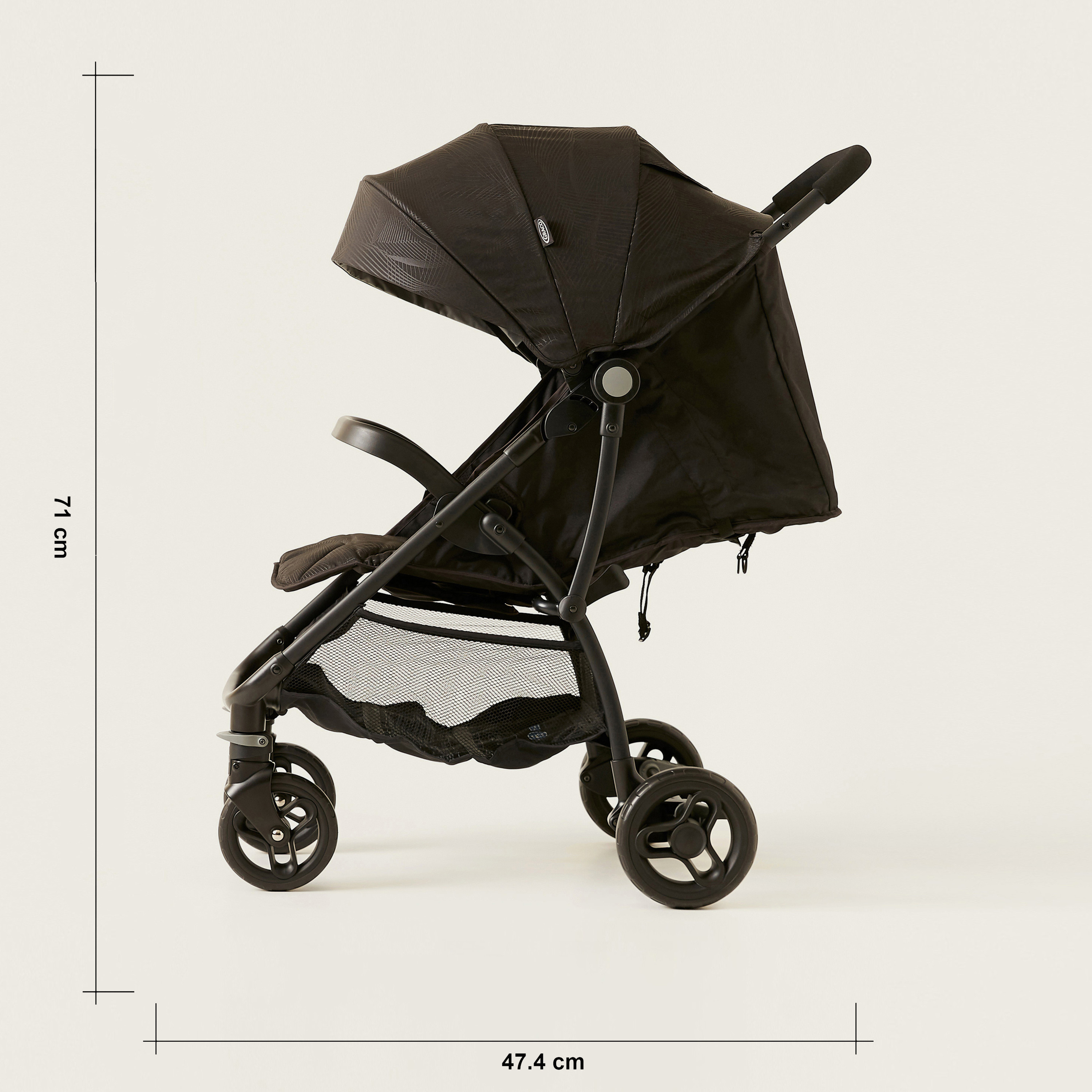 Graco Breaze Lite Black Baby Stroller with Sun Canopy (Upto 3 years)-baby-gear-strollersandprams-strollers-image-10