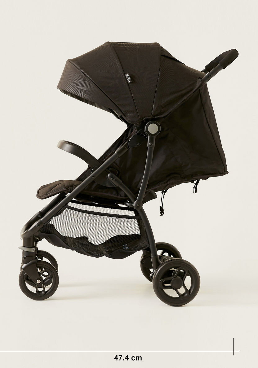 Graco Breaze Lite Black Baby Stroller with Sun Canopy (Upto 3 years)-Strollers-image-9