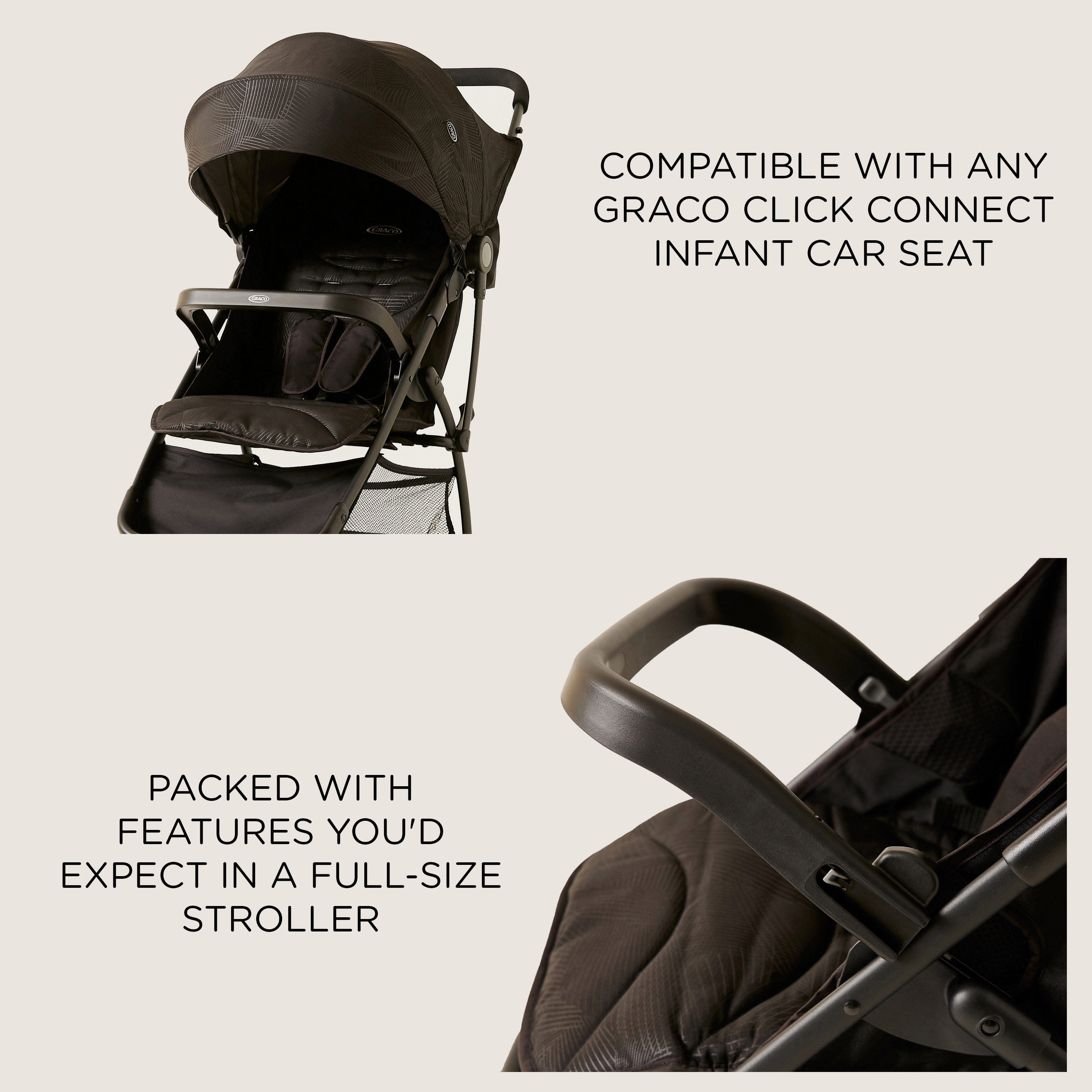 Graco Breaze Lite Black Baby Stroller with Sun Canopy (Upto 3 years)-baby-gear-strollersandprams-strollers-image-4