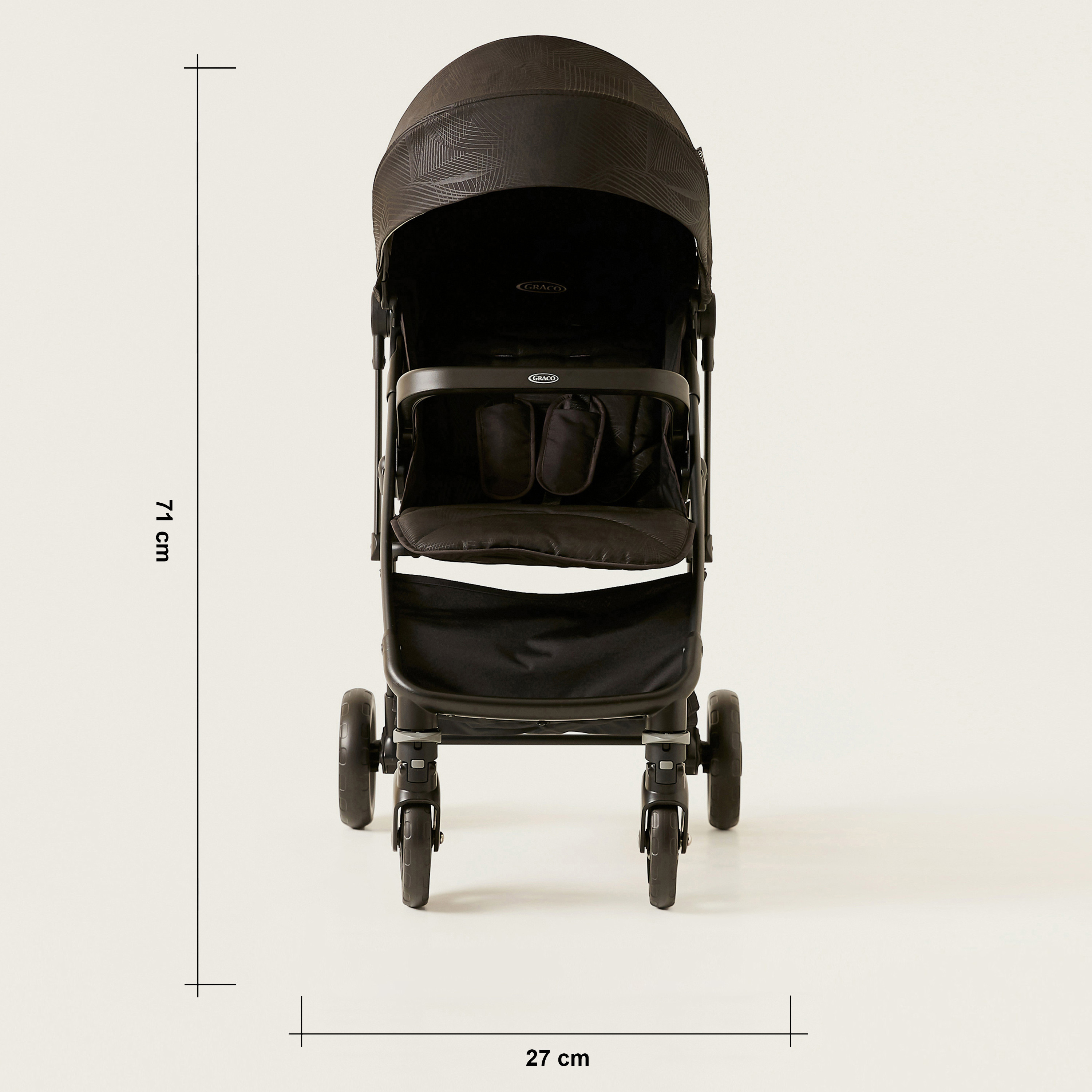 Graco Breaze Lite Black Baby Stroller with Sun Canopy (Upto 3 years)-baby-gear-strollersandprams-strollers-image-9