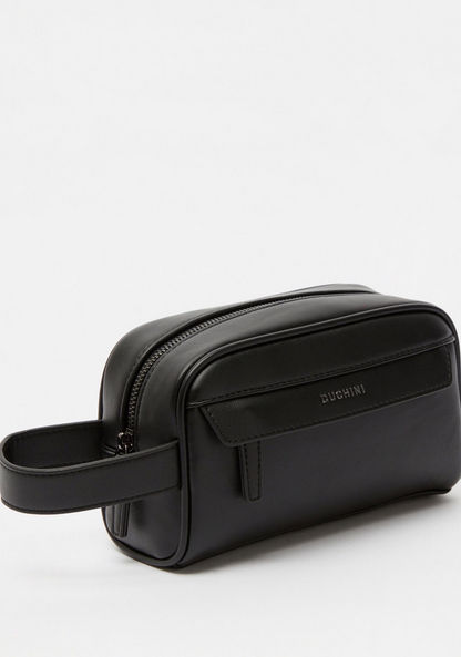 Duchini Solid Pouch with Zip Closure and Wrist Loop-Men%27s Wallets%C2%A0& Pouches-image-2